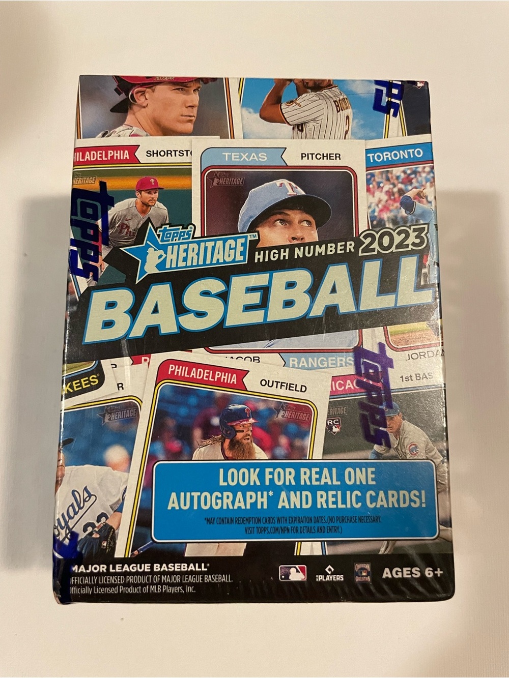 2023 Topps Heritage High Number Baseball trading card blaster box